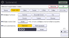 Abbildung Bedienfeld-Display