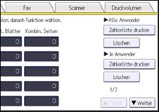 Abbildung Bedienfeld-Display