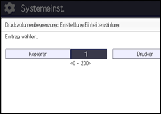 Abbildung Bedienfeld-Display