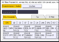 Abbildung Bedienfeld-Display