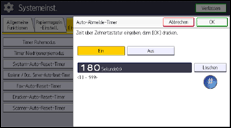 Abbildung Bedienfeld-Display