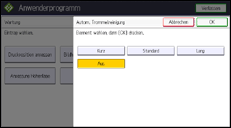 Abbildung Bedienfeld-Display