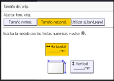 Ilustración de la pantalla panel de mandos