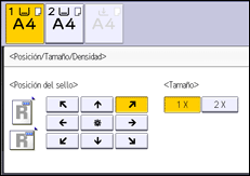 Ilustración de la pantalla panel de mandos