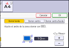 Ilustración de la pantalla panel de mandos