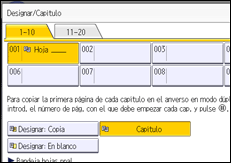 Ilustración de la pantalla panel de mandos
