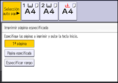 Ilustración de la pantalla panel de mandos