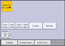 Ilustración de la pantalla panel de mandos