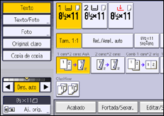 Ilustración del panel de operaciones