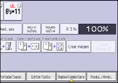 Ilustración de la pantalla panel de mandos
