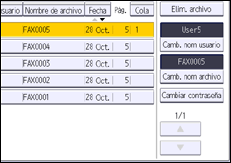 Ilustración de la pantalla panel de mandos