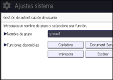 Ilustración de la pantalla panel de mandos