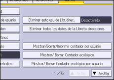 Ilustración de la pantalla panel de mandos