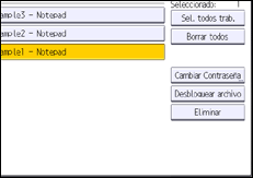 Ilustración de la pantalla panel de mandos