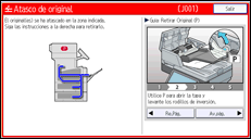 Ilustración de la pantalla panel de mandos