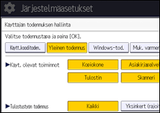 Käyttöpaneelin näyttö