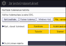 Käyttöpaneelin näyttö