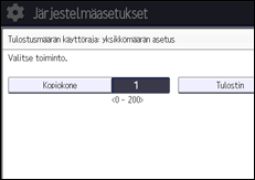 Käyttöpaneelin näyttö