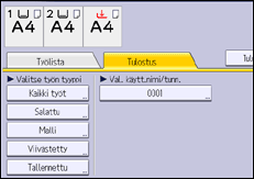 Käyttöpaneelin näyttö