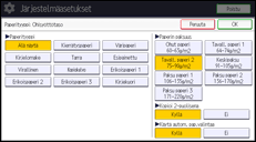 Käyttöpaneelin näyttö