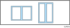 Illustration d'effacement Centre/Bords