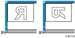 Illustration du placement dans le chargeur automatique de documents (ADF)