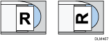 Illustration du placement dans le chargeur automatique de documents (ADF)