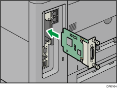 Illustration de l'unité d'interface