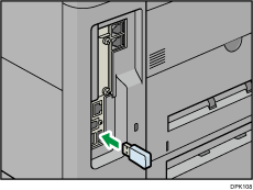 Illustration de l'unité d'interface