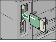 Illustration de l'unité d'interface