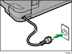 Illustration du cordon d'alimentation