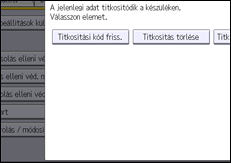 A kezelőpanel ismertetése