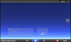 A kezelőpanel ismertetése