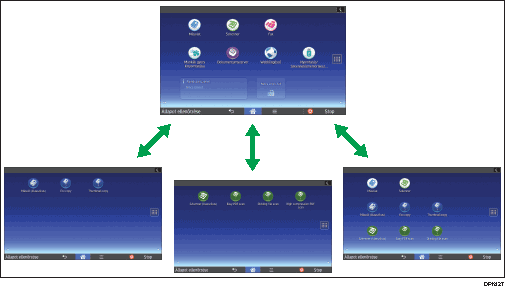 A [Kezdőképernyő] személyre szabásának bemutatása