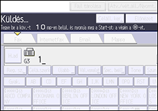 A kezelőpanel ismertetése