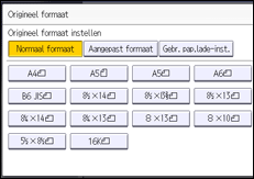 Afbeelding van bedieningspaneel