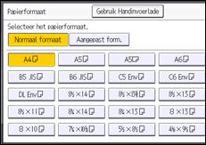 Afbeelding van bedieningspaneel