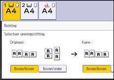 Afbeelding van bedieningspaneel