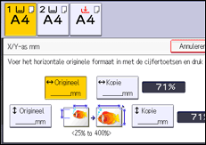 Afbeelding van bedieningspaneel