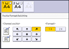 Afbeelding van bedieningspaneel