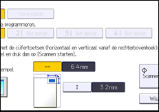 Afbeelding van bedieningspaneel