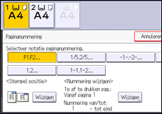 Afbeelding van bedieningspaneel