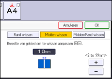 Afbeelding van bedieningspaneel