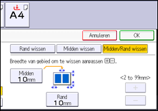 Afbeelding van bedieningspaneel