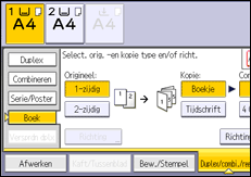 Afbeelding van bedieningspaneel