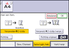 Afbeelding van bedieningspaneel