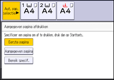Afbeelding van bedieningspaneel