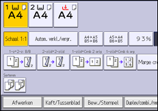 Afbeelding van bedieningspaneel
