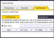 Afbeelding van bedieningspaneel