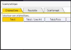 Afbeelding van bedieningspaneel